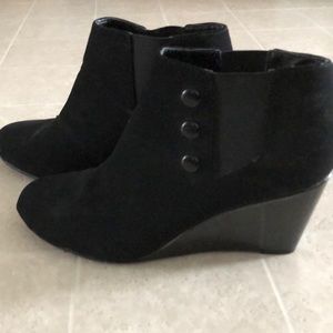 Black ankle boots